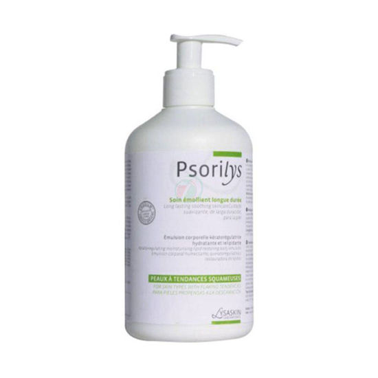 Psorilys emulzija za dolgotrajno in pomirjevalno nego kože, 500 mL