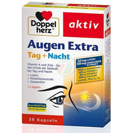 DoppelHerz Augen Extra kapsule dan + noč, 30 kapsul