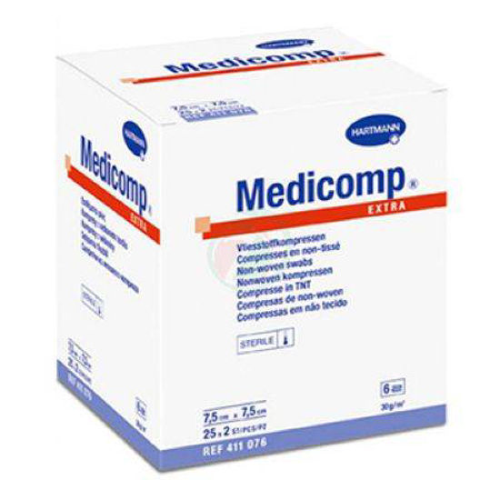 Medicomp extra zloženci 10x10 cm - 6 slojni (sterilni), 50 kom