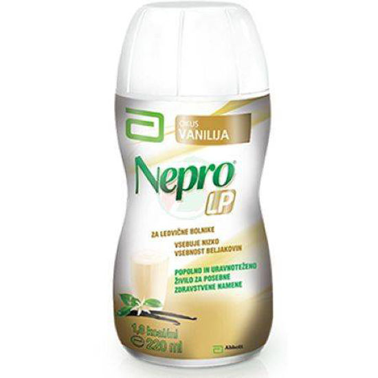 Nepro LP prehrana z malo proteini z okusom vanilije, 220 mL