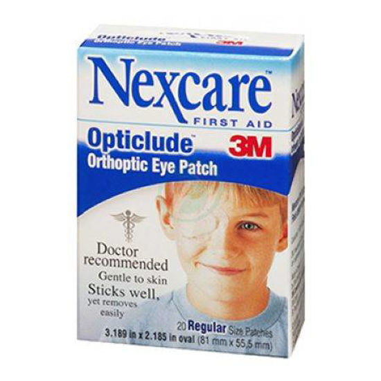 Nexcare 3M opticlude očesne gaze (za otroke ali za odrasle), 20 gaz