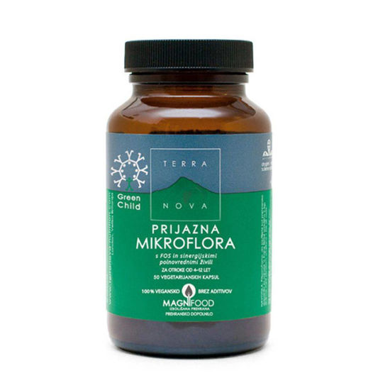 TerraNova prijazna mikroflora za otroke, 50 kapsul