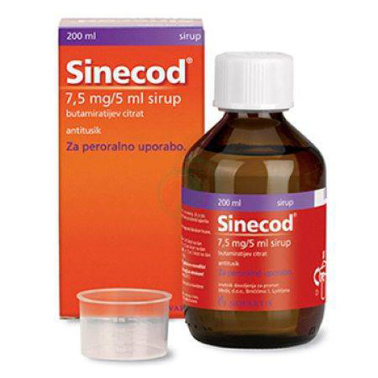 Sinecod sirup, 200 mL