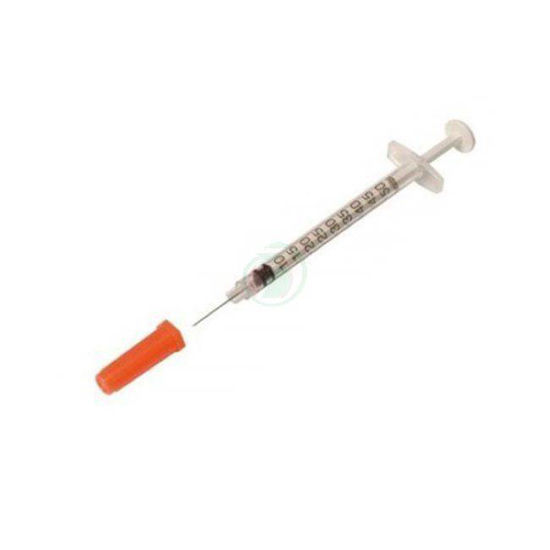 Chirana inzulinska brizga z iglo (0.5 mL), 100 inzulink