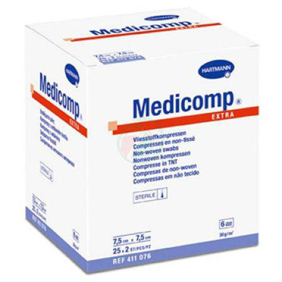 Medicomp extra zloženci 10x20 cm 6 slojni (sterilni), 50 zložencev