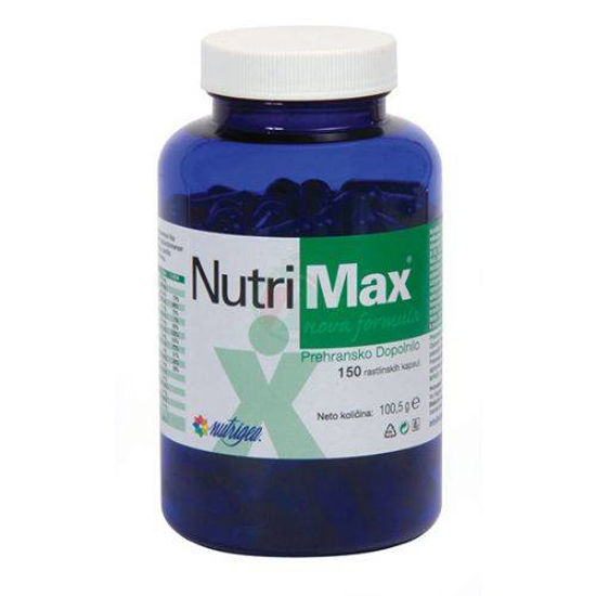 NutriMax modrozelene AFA alge, 150 kapsul