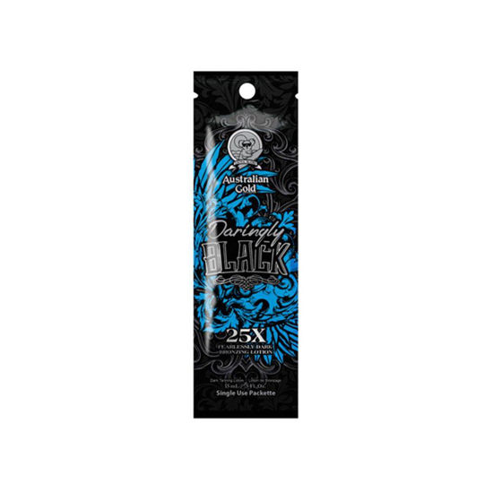 Australian Gold Daringly Black 25x zelo temen bronzing losjon, 15 mL