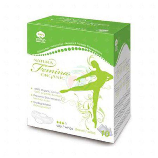 Natura Femina Organic, 10 dnevnih vložkov