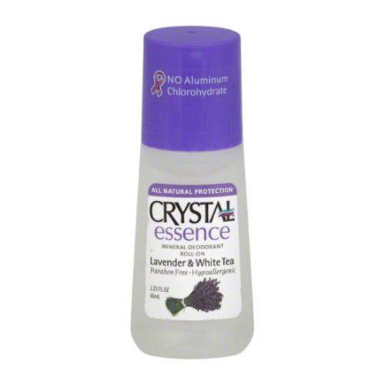 Crystal essence roll-on sivka z belim čajem, 66 mL