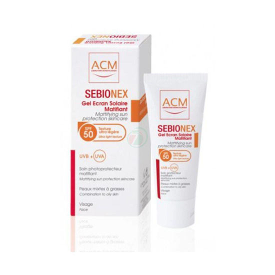 Sebionex gel za zaščito pred soncem in proti lesku z ZF 50+, 40 mL