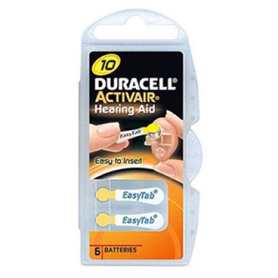 Duracell activair baterije za slušni aparat TIP 10, 6 kom.