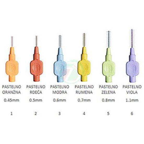 TePe interdentalne ščetke Extra soft, 8 ščetk