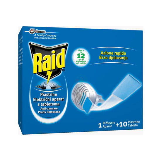 Raid Piastrine komplet + 10 tablet