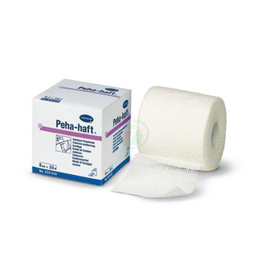 Peha haft kohezivni pričvrstitveni povoj 8 cm x 4 m, 1 kom