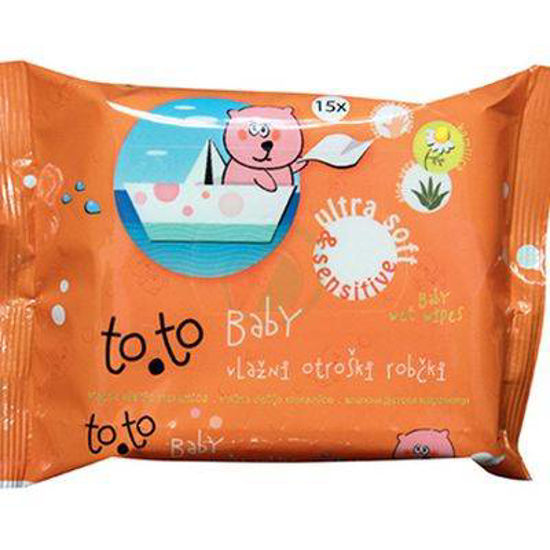 Toto baby vlažni otroški robčki, 64 kom.