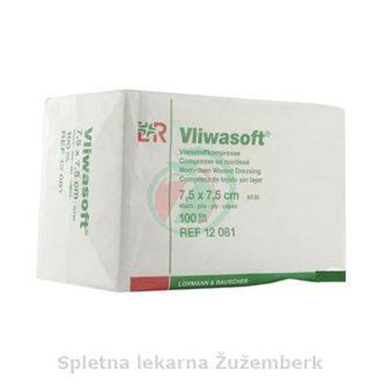 Vliwasoft sterilen netkan vatiran 4 slojni zloženec v obliki Y izreza (10x10 cm), 100 kom.