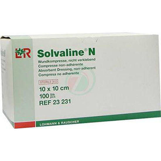 Solvaline N sterilen netkani vatiranec 10x10 cm, 100 kom.
