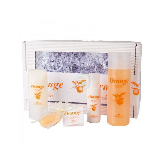 La Nature orange darilni set 