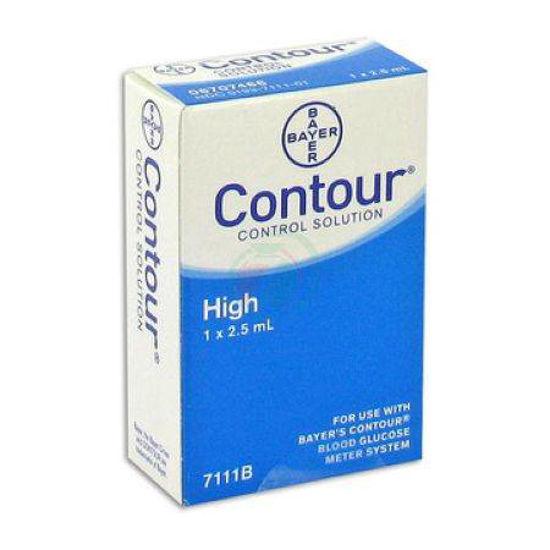 Contour Next kontrolna tekočina za VISOKE vrednosti, 2,5 mL