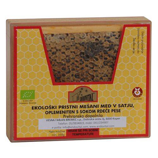 Endovital pristni mešani med v satju, 150 g
