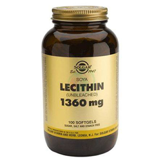Solgar sojin lecitin, 100 mehke želatinozne kapsule