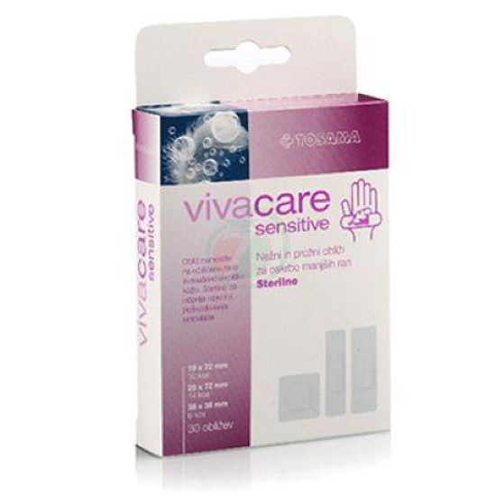 Vivacare sensitive obliži, 30 obližev
