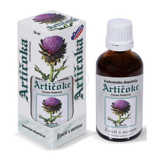 Prehransko dopolnilo Artičoke, 50 mL