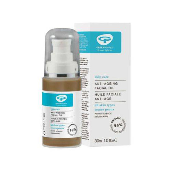 Green People pomlajevalno in negovalno olje za obraz, vrat in dekolte, 30 mL