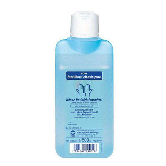 Sterillium classic pure higiensko razkužilo, 100, 500, 1000 ali 5000 mL