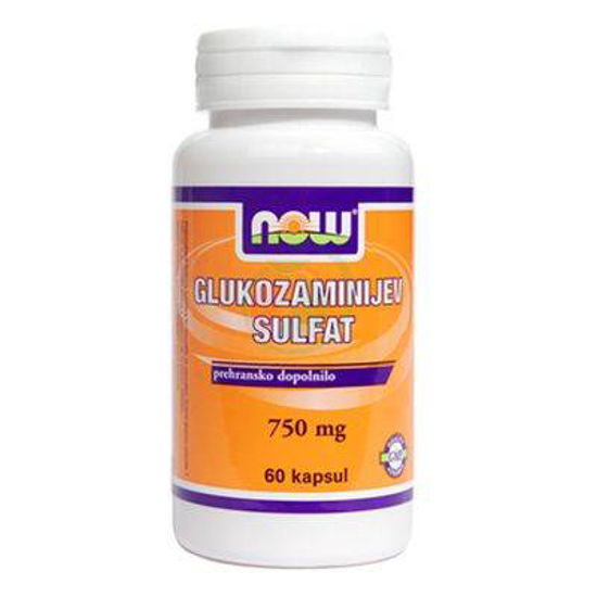 Now glukozaminijev sulfat 750 mg, 120 kapsul