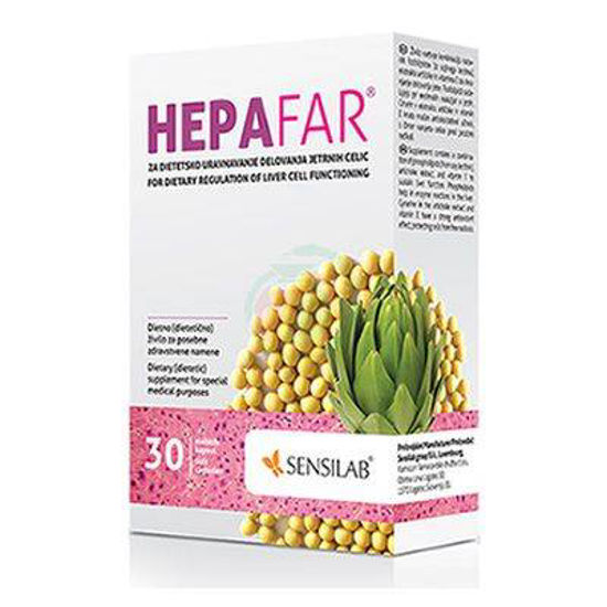 Hepafar Forte za jetra, 30 mehkih kapsul