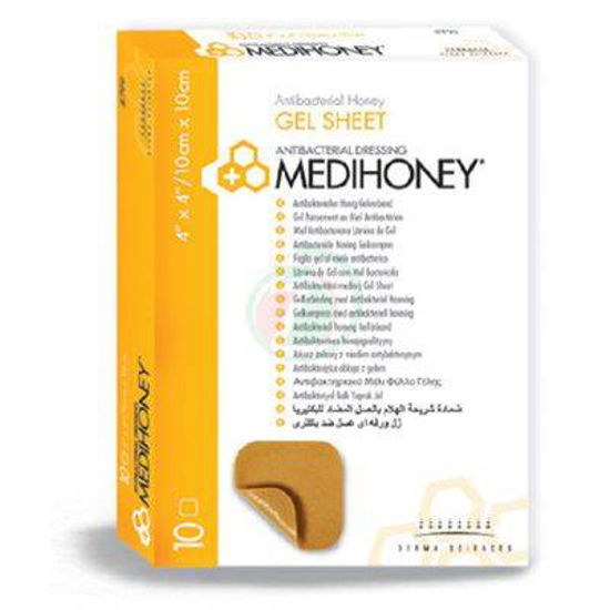 Medihoney gel sheet obloga 10 x 10 cm, 10 oblog