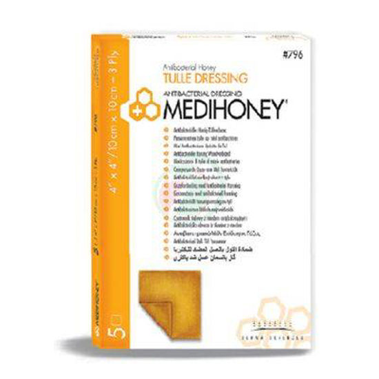 Medihoney tulle obloga 10 x 10 cm, 5 oblog