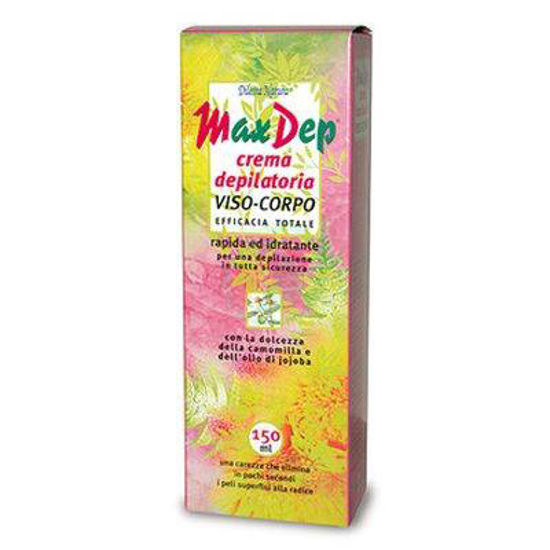 Max Dep depilacijska krema za obraz in telo s kamilico in aloe vero, 150 mL
