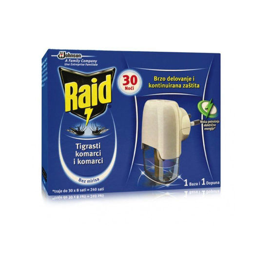 Raid Silver komplet za zaščito pred insekti za 30 noči, 1 komplet