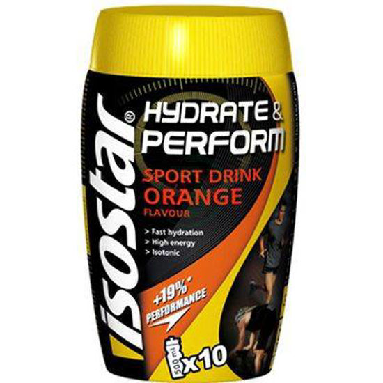 Isostar Hydrate & Perform športni napitek z okusom pomaranče, 400 g