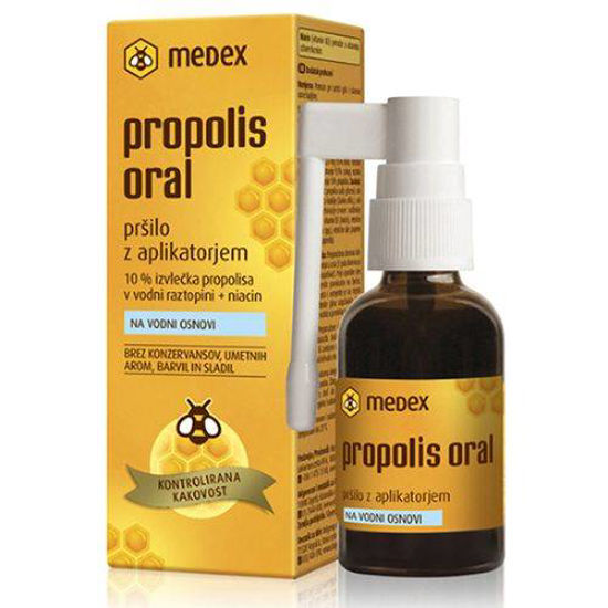Propolis Oral pršilo na vodni osnovi, 30 mL
