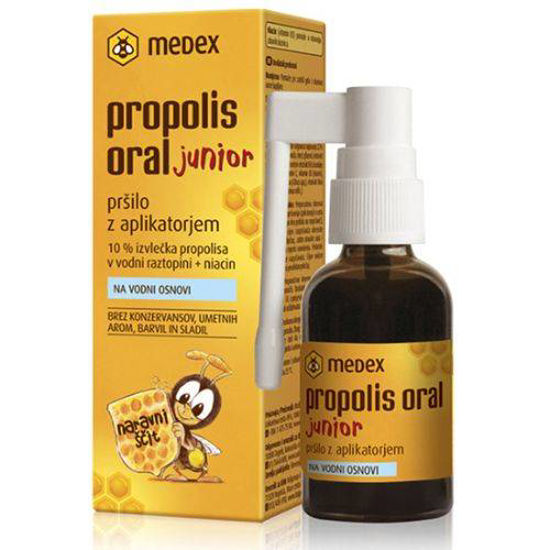 Medex Propolis Oral Junior pršilo na vodni osnovi, 30 mL