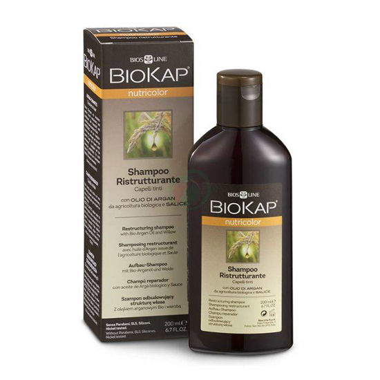 Biokap nutricolor šampon za barvane lase z arganovim oljem, 200 mL