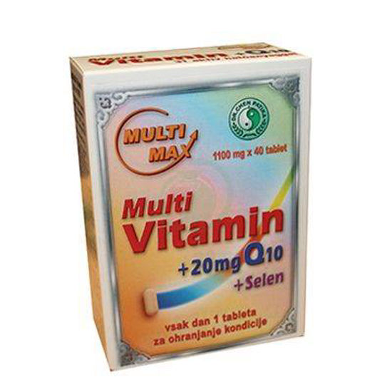Multi-Max Multivitamin + Q10 + Selen, 40 tablet