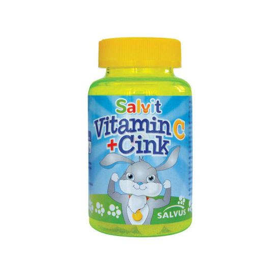Salvit vitamin C + Cink, 60 žele bonbonov