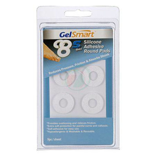 GelSmart silikonske samolepilne blazinice, 9 blazinic