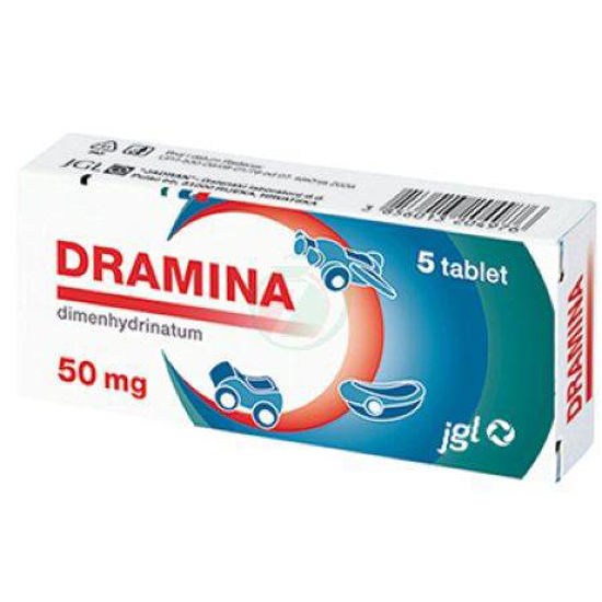 Dramina 50 mg, 5 tablet
