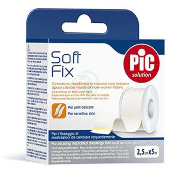 Pic Soft Fix 2,5cm x 5m, 1 lepilni trak