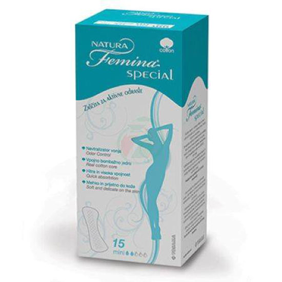Natura Femina Special mini vložki, 15 vložkov