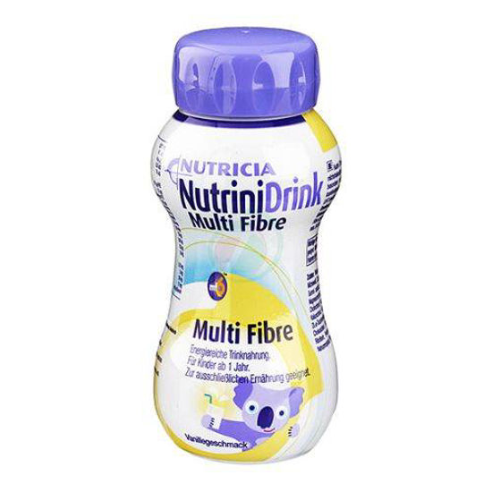 NutriniDrink Multi Fibre z okusom vanilija, 200 mL
