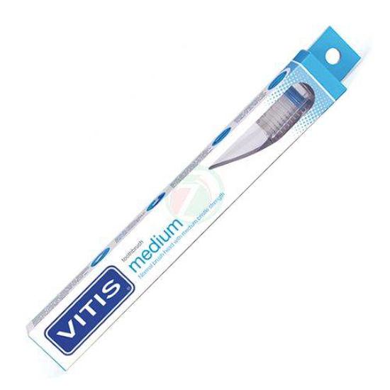 Dentaid Vitis Medium standardna ščetka s srednje trdo glavo, 1 ščetka