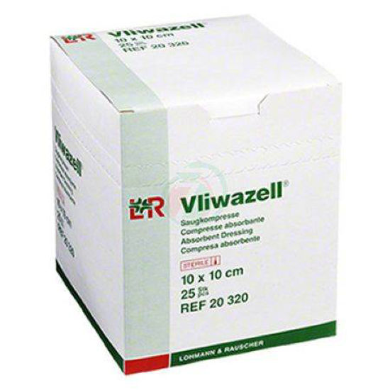 Vliwazell sterilna neadhezivna absorbcijska obloga 20x20 cm, 30 kom.