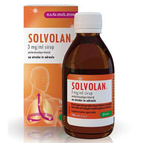 Solvolan 3 mg/mL sirup, 100 mL