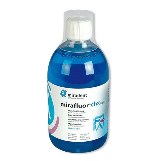 Miradent Mirafluor Chx ustna voda, 500 mL